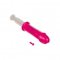 SERINGUE CONNOTATION SEXUELLE VERGE 14CM ROSE