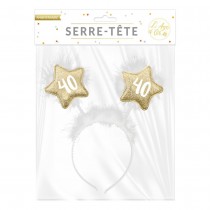 SERRE TETE ANNIVERSAIRE 40AINE