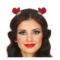 SERRE-TÊTE GANTS NOËL STRASS ROUGE ADULTE