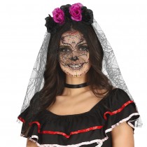 SERRE-TÊTE MARIAGE HALLOWEEN