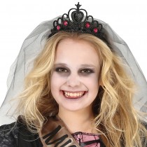 SERRE-TÊTE PRINCESSE VOILE HALLOWEEN