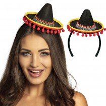 SERRE-TÊTE SOMBRERO MEXIQUE MULTICOLORE