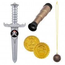 SET ACCESSOIRES JEU PIRATE 5 PIÈCES