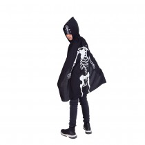 SET CAPE ET MASQUE SQUELETTE ENFANT