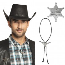 SET COWBOY COLLIER ÉTOILE SHÉRIF