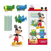 SET PVC MICKEY + BOUGIES ANNIVERSAIRE