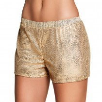 SHORT SEQUIN DORÉ ADULTE