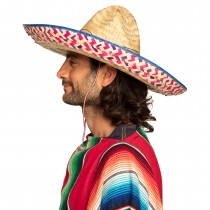 SOMBRERO CHAPEAU PAILLE SALVATORE 52CM ADULTE