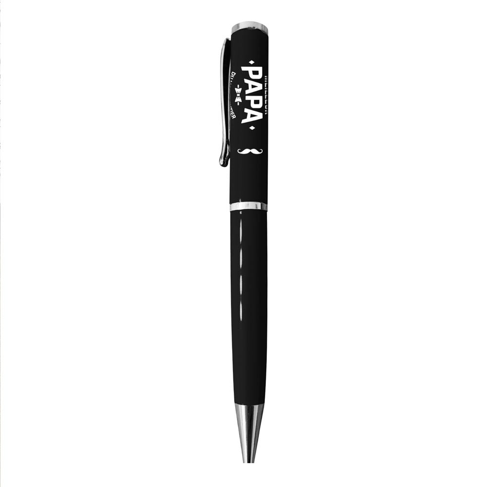 STYLO À BILLE NOIR MEILLEUR PAPA DU MONDE ENTIER