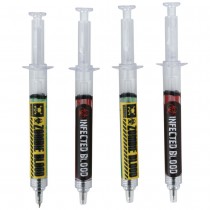 STYLO BILLE FANTAISIE SERINGUE SANG INFECTÉ