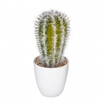 SUCCULENT OU CACTUS ARTIFICIEL 18CM VERT