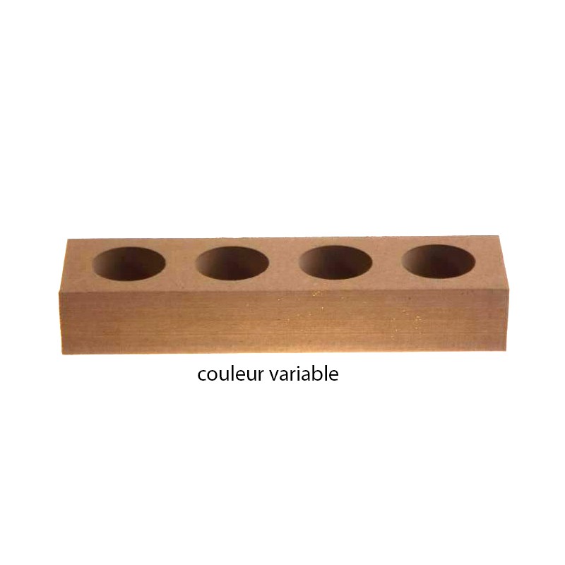 SUPPORT BOIS MDF POUR 9 TUBES À ESSAI