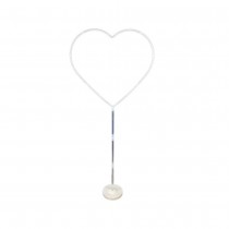 SUPPORT PLASTIQUE CUR POUR BALLONS 150CM BLANC