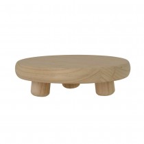 SUPPORT TABLE BOIS PAULOWNIA 22X22X9CM NATUREL