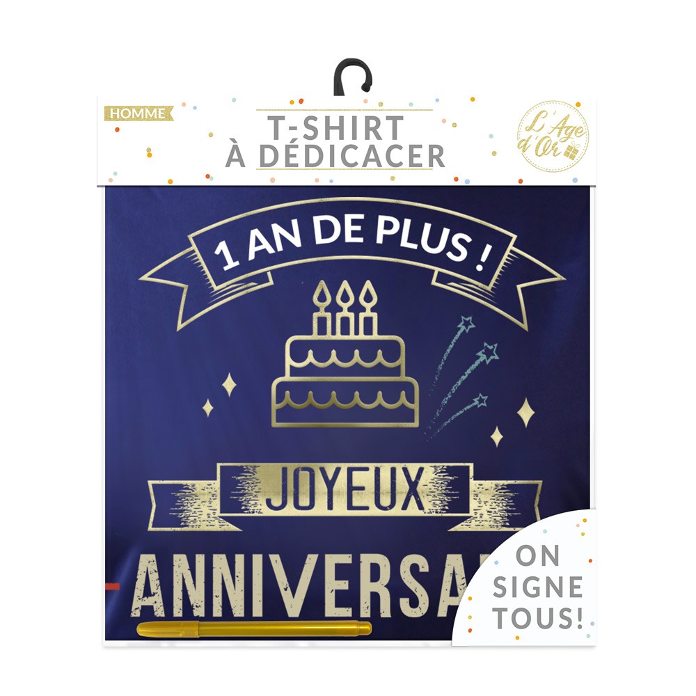 TEE SHIRT ANNIVERSAIRE HOMME - 30AINE