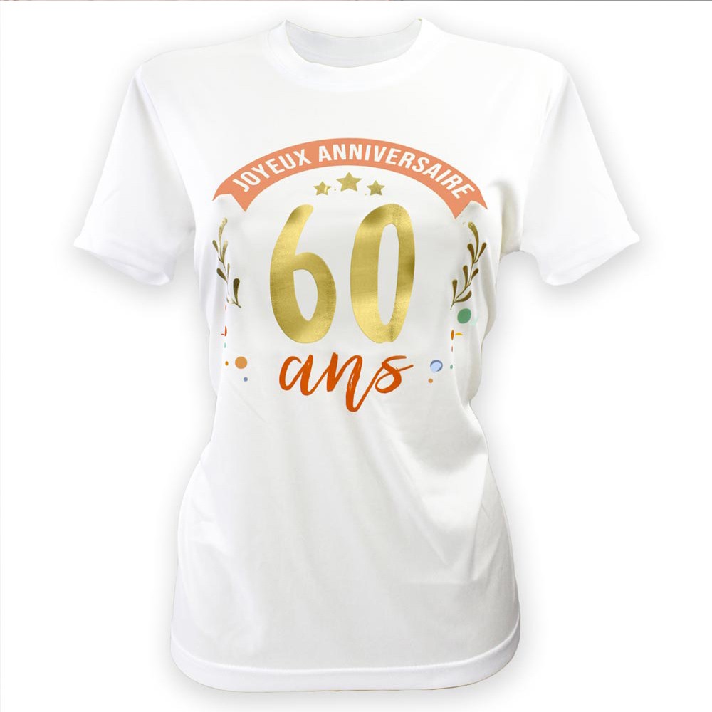 T-Shirt Homme Anniversaire 60 ans