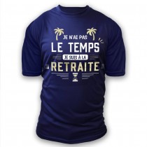 T-SHIRT À DÉDICACER RETRAITE HOMME XL