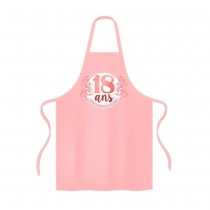 TABLIER DEDICACE 18 ANS FEMME