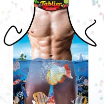 TABLIER HUMORISTIQUE GATERIE MARINE
