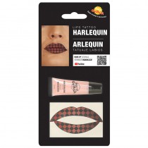 TATOUAGE LÈVRES ARLEQUIN