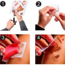 TATOUAGES ÉPHÉMÈRES BLESSURES PLAIES INFECTÉES