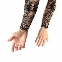 TATOUAGES ÉPHÉMÈRES CATRINA JOUR DES MORTS NOIR