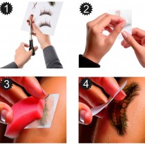 TATOUAGES ÉPHÉMÈRES VISAGE ZOMBIE POSSÉDÉ HORREUR