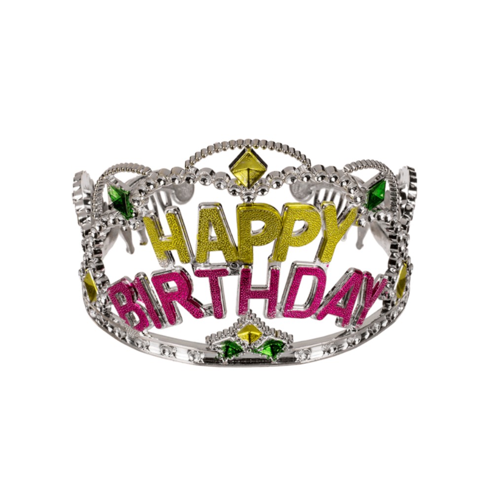 Couronne/Tiare lumineuse « Happy Birthday » (« Joyeux anniversaire