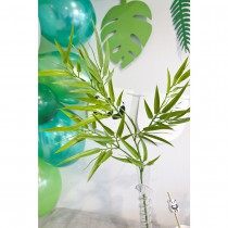 TIGE FEUILLES BAMBOU ARTIFICIELLES 67CM VERT