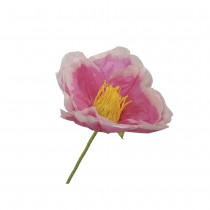 TIGE FLEUR ARTIFICIELLE 65CM ROSE
