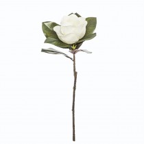 TIGE FLEUR ARTIFICIELLE MAGNOLIA 70CM