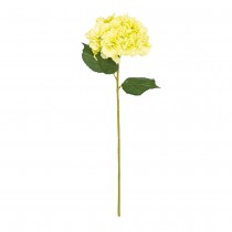 TIGE FLEUR HORTENSIA ARTIFICIEL 83CM VERT CLAIR