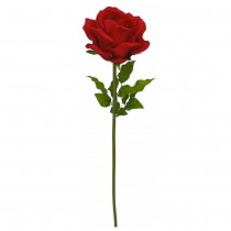 TIGE FLEUR ROSE ARTIFICIELLE 108CM ROUGE
