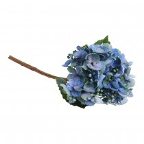 TIGE HORTENSIA ARTIFICIEL BOURGEONS 35CM BLEU