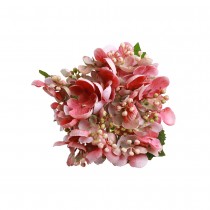 TIGE HORTENSIA ARTIFICIEL BOURGEONS 35CM ROSE