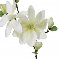 TIGE MAGNOLIA ARTIFICIEL 83CM BLANC