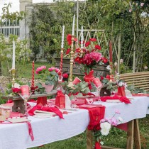 TIGE RENONCULE ARTIFICIELLE 5 TÊTES 80CM IVOIRE