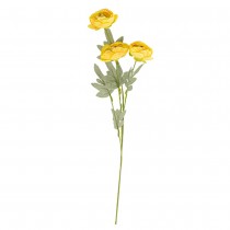 TIGE RENONCULE ARTIFICIELLE 50CM OCRE