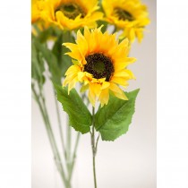 TIGE TOURNESOL ARTIFICIEL 67CM JAUNE