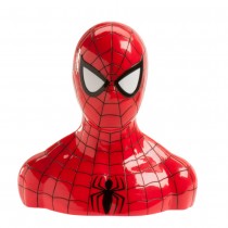 TIRELIRE SPIDERMAN 19CM AVEC BONBONS