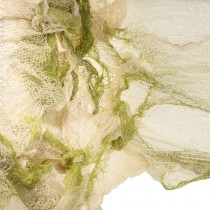 TISSU LAMBEAUX COTON POLYESTER 76CMX6M VERDÂTRE