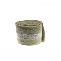 TOILE DE JUTE AVEC DENTELLE 8CMX5M