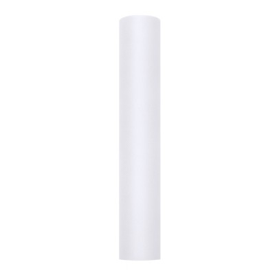 TULLE UNI BLANC 30CMX9M