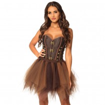 TUTU MARRON STEAMPUNK FEMME