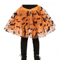 TUTU TULLE CHAUVE-SOURIS 30CM ORANGE FILLE