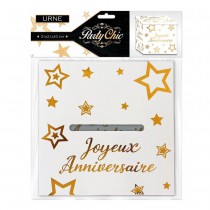 URNE ANNIVERSAIRE PARTY CHIC