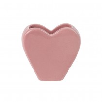 VASE CUR CÉRAMIQUE 8.5X8.5X3.4CM ROSE