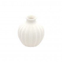VASE CÉRAMIQUE 9.5X10.5CM BLANC
