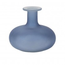 VASE VERRE DÉPOLI EMY 12X10CM 470ML BLEU ORAGE