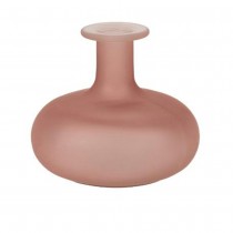 VASE VERRE DÉPOLI EMY 12X10CM 470ML ROSE